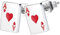 DEARMAMY Süße Ohrstecker Für Frauen Poker Ohrschmuck A Ohrringe Stilvolles Ohr Material