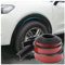 2 Pezzi Protezione Passaruota Auto, per Fiat Panda 2003-2024/Fiat Panda 4x4 2004-2024 Parafango della Ruota Dell'Auto, Parafango Svasato in Gomma,A Black