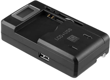 LCD Battery Charger For Portable USB Bicycle Device Digital Cameras, Quick Replacement , Lightweight Design On The Way | Photo Video Equipment, May