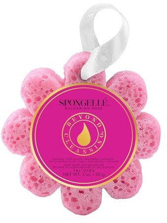 Spongellé Wild Flower Body Wash Infused Buffer, Bulgarian Rose