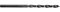 Century Drill & Tool, 37304, 4MM,HSS Brad Point,Drill Bit, Wood Boring Tools