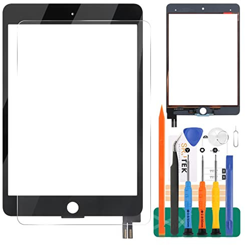 Ersatzbildschirm für iPad Mini 5 7.9 2019 A2126 A2124 A2133 Touchscreen Digitizer Glas Panel Matrix Reparaturteile Kit (schwarz)