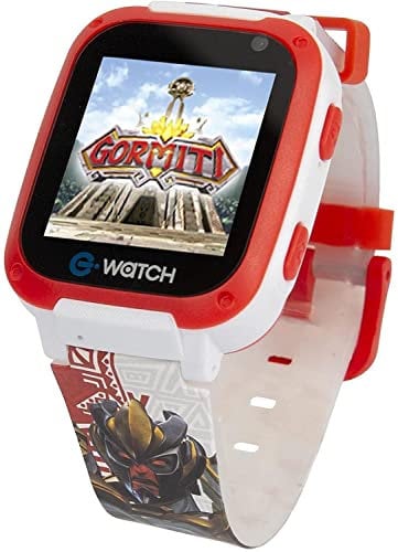 E-Watch Gormiti Playwatch Kinderuhr mit vielen Funktionen zum Mitnehmen deiner Helden für Kinder ab 4 Jahren EWG00000 Giochi Preziosi