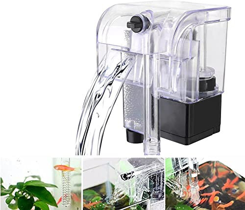 CENPEK Filter für Aquarium Aquarium Wasserfall Filter Aquarium Aquarium Hängender Filter Aquarium Filter Tauchsauerstoffpumpe