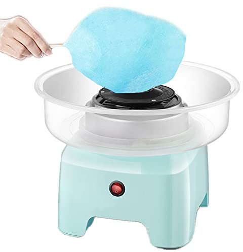 PanHuiWen Cotton Candy Machine Mini Cotton Candy Machine Hard Candy Mini Cotton Candy Maker Homemade Electric Cotton Candy Machine Commercial,blue