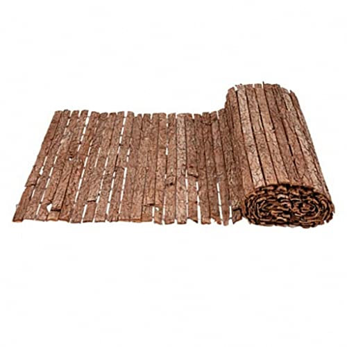 Mugar- Cerramiento Natural de Corteza de Pino de Cara Simple- Rollos de 1x3m /1,5x3m /2x3m- Valla Decorativa de Jardín con 80-85% de Ocultación (1,5x3 metros)