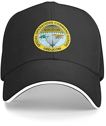456 Basecap Special Operations Command, Europa Spezialeinheiten Der Vereinigten Staaten Baseballkappe Original Baseball Cap Verstellbare Freizeit Basecap Für Teenager Reisen Tennis