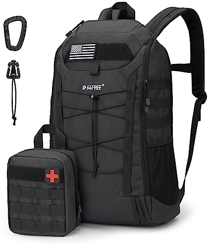 G4Free 45L Taktischer Rucksack 3 Tage Assault Survival Molle Pack für Wandern Camping Reisen