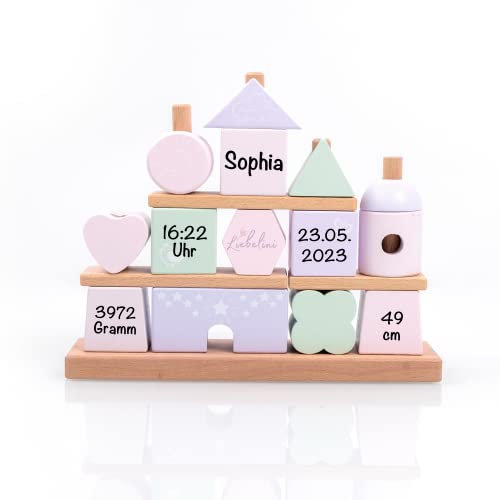 Personalisiertes Steckspiel in Rosa für Mädchen: Kreative Spielzeuge für pädagogischen Spaß und individuelle Entwicklung