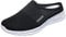 Clogs Damen Mit Fussbett, Vorne Geschlossen Outdoor Deichmann Schuhe Orthopädische Schuhe Sommer mit Leichter Sohle Gesundheitsschuhe Atmungsaktiv Mesh Pantoletten Diabetic Air Cushion Hausschuhe