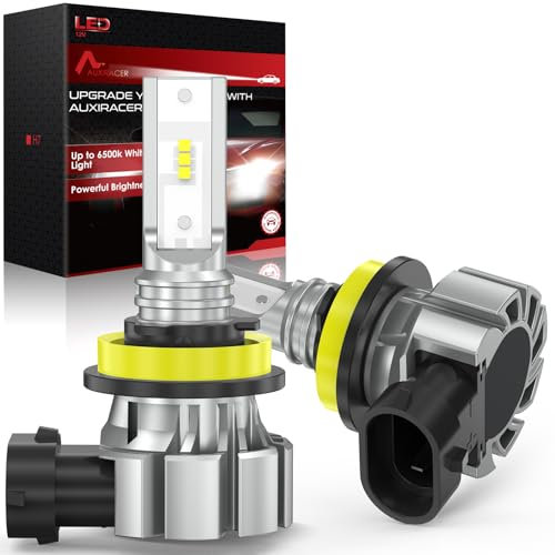 AUXIRACER Ampoule H11 H8 H9 LED Automobile 6500K, 12V, 100W ， H11 H8 H9 LED 26000LM,2 SET(H11/H8/H9)
