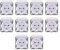 10 Stück Gira 445427 SCHUKO-Steckdose mit Klappdeckel System 55 Reinweiß seidenmatt