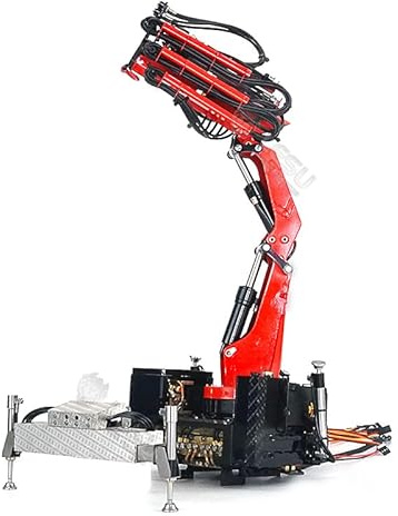 LESU Metal RC Hydraulic Truck Crane Unassembled Unpainted KIT 1/14 RC Model Dumper Tractor Excavator