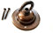 Metal Ceiling Dome with Hook and Fixing Screws Choice of Finishes (Antique Brass)