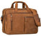 STILORD 'Arnold' Geräumige Laptoptasche Leder 17.3 Zoll bis 19 Zoll Vintage Aktentasche Lehrertasche XXL Echtleder Große Arbeitstasche für Damen und Herren, Farbe:tan - dunkelbraun