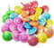Lectorias 30 Pezzi Trottola in Legno, Trottole Compleanno Bambini Colorati, Giroscopio Mini 6 Colore, Giocattoli Creativi Colorati Artigianali set per Feste di Compleanno o Come Regalo per le Feste