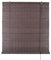 DEFACTO Bambusrollo Sonnenschutz Sichtschutz Seitenzugrollo Lichtfilter Bambus Jalousie Lüftung Rollo für Fenster Tür Terrasse Balkon Garten (80 x 160 cm, Dunkelbraun)
