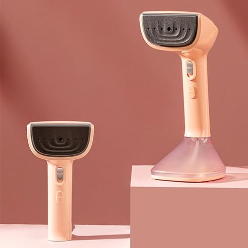 KONKA Reisebügeleisen - 1500W Leistungsstarker Dampf, 2 Modi für nasses/trockenes Bügeln, Dampfglätter in 20s schnelles Aufheizen, 300ML abnehmbarer Wassertank, nur für 220V Länder, Aprico