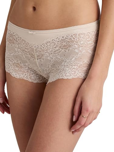 CALIDA Sensual Secrets Panty Damen, Regular Cut, mit zarter, leicht transparenter Spitze
