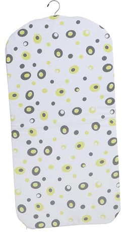 Planche à Repasser Suspendue, Pliage Coussin Vapeur Portable pour Vêtements, Anti-Vapeur, Table à Repasser pour Mur, Porte Et Placard Repose-Fer, Tapis de Repassage pour Vêtements, Voyage, Blanc