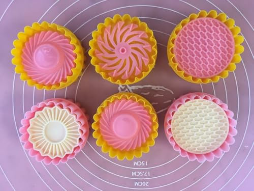 130-6 EMPORTES PIÈCE 12 EMPREINTES DOUBLES FACES FONDANT CAKE SABLÉ GÂTEAU ORIENTAL