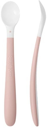 BabyBjörn Cuchara infantil, 2 uni., Rosa pastel