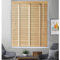 Persianas venecianas de madera maciza de 80 x 80 cm, persianas enrollables opacas para ventanas y puertas, persianas horizontales de madera, 80 x 80 cm