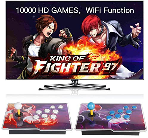 FVBADE [24000 in 1] W88 pro Pandora Box Arcade Game Console WiFi Funzione per aggiungere giochi compatibile PC & proiettore & TV, giochi 3D 4 giocatori Categoria Elenco preferiti Salva/Cerca/Nascondi