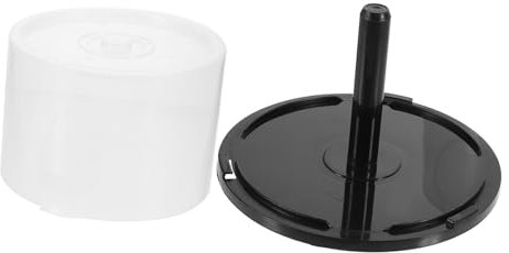 HOMOCONO 2pcs Empty Cd Storage Bucket Dvd Holder Portable Cd Storage Rack for Units Handle for Home Office Use