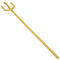 TENDYCOCO Il Tridente Di Nettuno Puntello Cosplay Tridente Del Gioco Di Ruolo Forchetta Demoniaca Film Halloween Costume Da Forchetta Gigante Mantello Da Pipistrello Plastica Golden