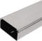 ONIICHI Cable Cover 2x1m Trunking,Cable Cover Trunking,Floor Molding Solution,Floor Cable Trunking,Floor Cable Cover,Decorative Trunking,Square Trunking,Self-Adhesive Cable Cover-Silver||100 * 50mm