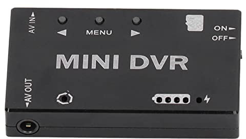 ZAWELIYO Modulo Mini DVR FPV, Guscio in Lega di Alluminio, Scheda di Memoria da 32 GB, Modulo Registratore Audio RC Accessorio Drone RC per Drone FPV, Auto da Corsa
