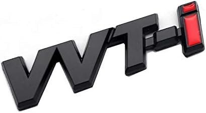 VVT-i Auto Emblem Badge Fender Rear Badge Auto Aufkleber für Honda Toyota Rx Tundra rav4 4Runner(Schwarz)