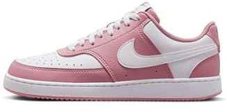 Nike Women's Court Vision Lo Nn Sneaker, Elemental Pink/White, 9 UK