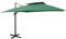 Xichuzi Ampelschirm mit Lüftung, Balkon Sonnenschirm, Marktschirm, Garten, Balkon Schirm, Sonnen Schirme, Balkonschirm, 300x300 cm Grün
