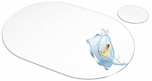 Beautex transparentes Tischset Platzset Tischschutz, abwischbar, mattiert