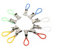 RMB® 10er Set Bunte Handtuch-Haken Ersatz-Ösen Topflappen-Klemmen Waschlappen-Aufhänger