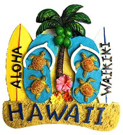 3D Hawaii USA Souvenir Kühlschrankmagnet USA Reiseaufkleber Home & Küche Dekoration Hawaii Kühlschrankmagnet