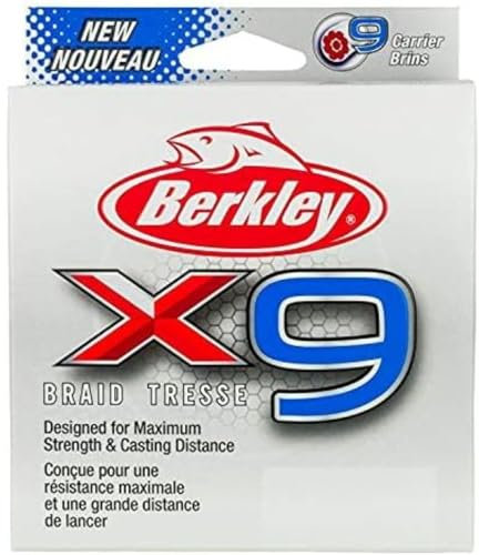Berkley X5 Braid, lenze da Pesca Unisex, Cristallo Bianco, 59.7kg| 2188yd | 2000m