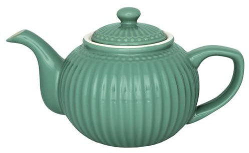 GreenGate Teekanne Alice Dusty Green