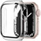 HANKN 2 Stück 40mm Hart Hülle für Apple Watch Series 6 5 4 SE 40mm Temperierte Glas Schutzhülle, Hart Bildschirmschutz Gehäuse iWatch Eingebaut Displayschutzfolie (40 mm, Transparent x 2)