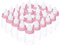 Holdfiturn 24PCS Candy Bottles Baby Gift Box Fillable Gift Bottles Feeder Style for Newborn Birthday Party Decoration (Pink)