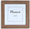 VictoR Bilderrahmen Klee 10x10 cm in Braun - moderner schlichter Fotorahmen Quadratisch Holz - Bilderrahmen 10x10 Braun
