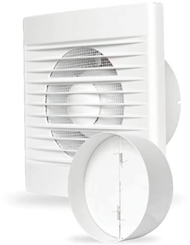 DOSPEL STYL Haushalts-Badezimmer-Küchenventilator mit Dämpfer, universell, leise, effizient fi 100