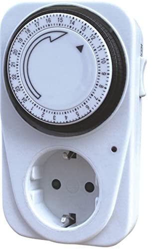 grenda-hammer® | Mechanische Steckdosen Zeitschaltuhr Timer mit Kinderschutz für Innenbereich