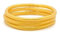 Bracelet Bouddhiste Épais pour Femme - Bracelet jonc Bouddhiste en Or et Argent - Bracelet Tibetain Kumlai Porte Bonheur Souple et Léger - 100% Fait Main (S - Gold - Lot de 3)