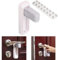 Door Handle Lock, 1 pc, White, for Children and Pets, Prevents Opening of Doors, Child Proof Door Lock, Toddler Door Latch, Baby Safety Door Blocker, Childproof Door Lever Lock, Babyproofing Door