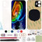 ReuWeu Coque arrière en verre compatible avec iPhone 12 Blanc | Remplacement 6,1 pouces Outils professionnels