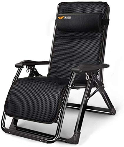 HHUARI Klassische Lounge-Stühle, Sonnenliege/extrabreiter Terrassen-Liegestuhl, Schwerelosigkeits-Terrasse, faltbar, verstellbare Liege, Outdoor-Büro, Strand-Liegestütze, 440 lbs, Sonnenliege The New