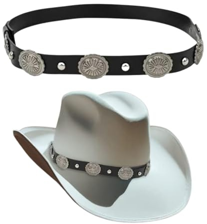 Gamboa Hutbänder Western-Accessoires für Damen und Herren Hutgürtelband im Lederstil